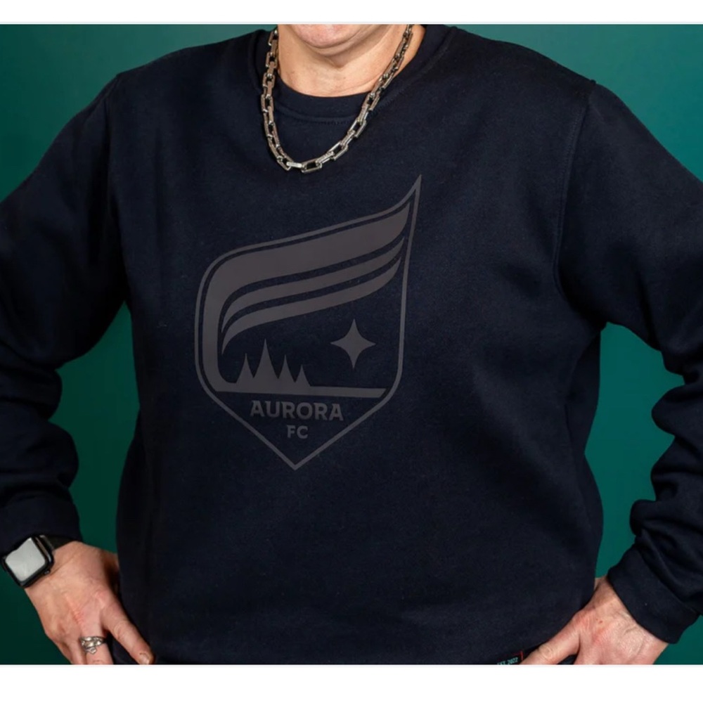 MN Aurora FC Navy Sweatshirt - Size Medium